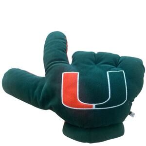 University of Miami hand mitten Miami Hurricanes Canes